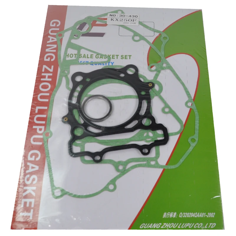 

For KAWASAKI KX250F KX250 F 04-08 Motorcycle Full Engine Cylinder Crankcase Complete Gasket Sets Cover Top End Rebuilding Kit