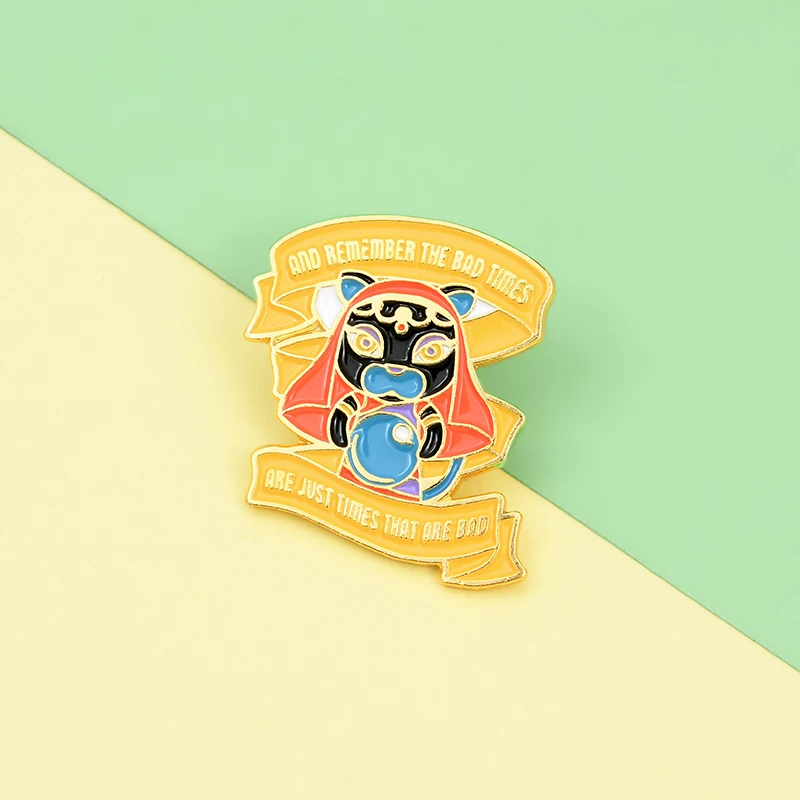 Soothsayer Cat Enamel Lapel Pins Fashion Mysticism Brooches Badges Cute Animal Wholesale Jewelry Gifts For Friends | Украшения и