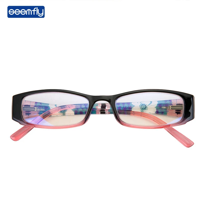 

Seemfly 2021 Men Women Floral Reading Glasses Fashion Small Square Presbyopic Eyeglasses Antifatigue Resin Clear Lens Spectacles