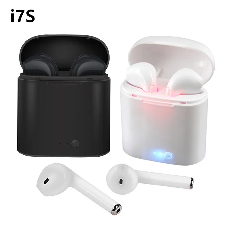 I7s Tws беспроводные Bluetooth наушники мини стерео бас Спортивная гарнитура с зарядным