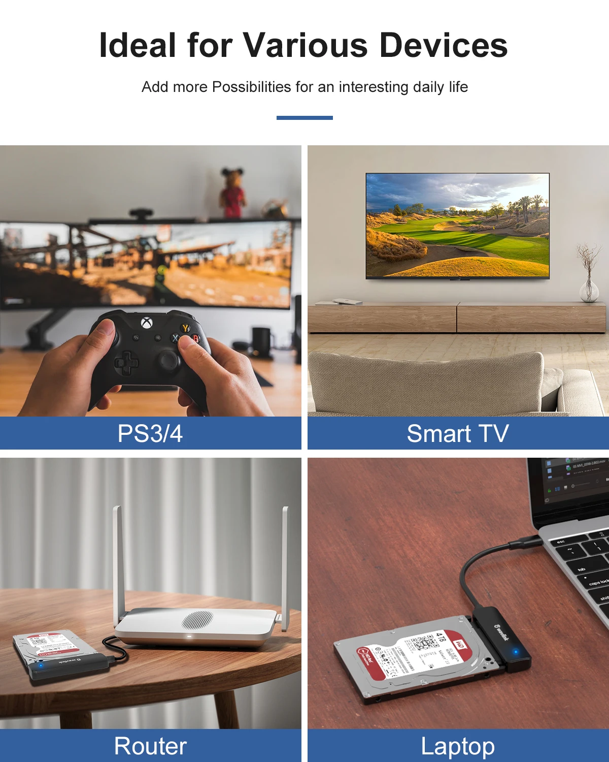 Wavlink USB C SATA 3 кабель Sata к 0 адаптер до 5 Гбит/с Поддержка 2 дюйма внешний SSD HDD жесткий