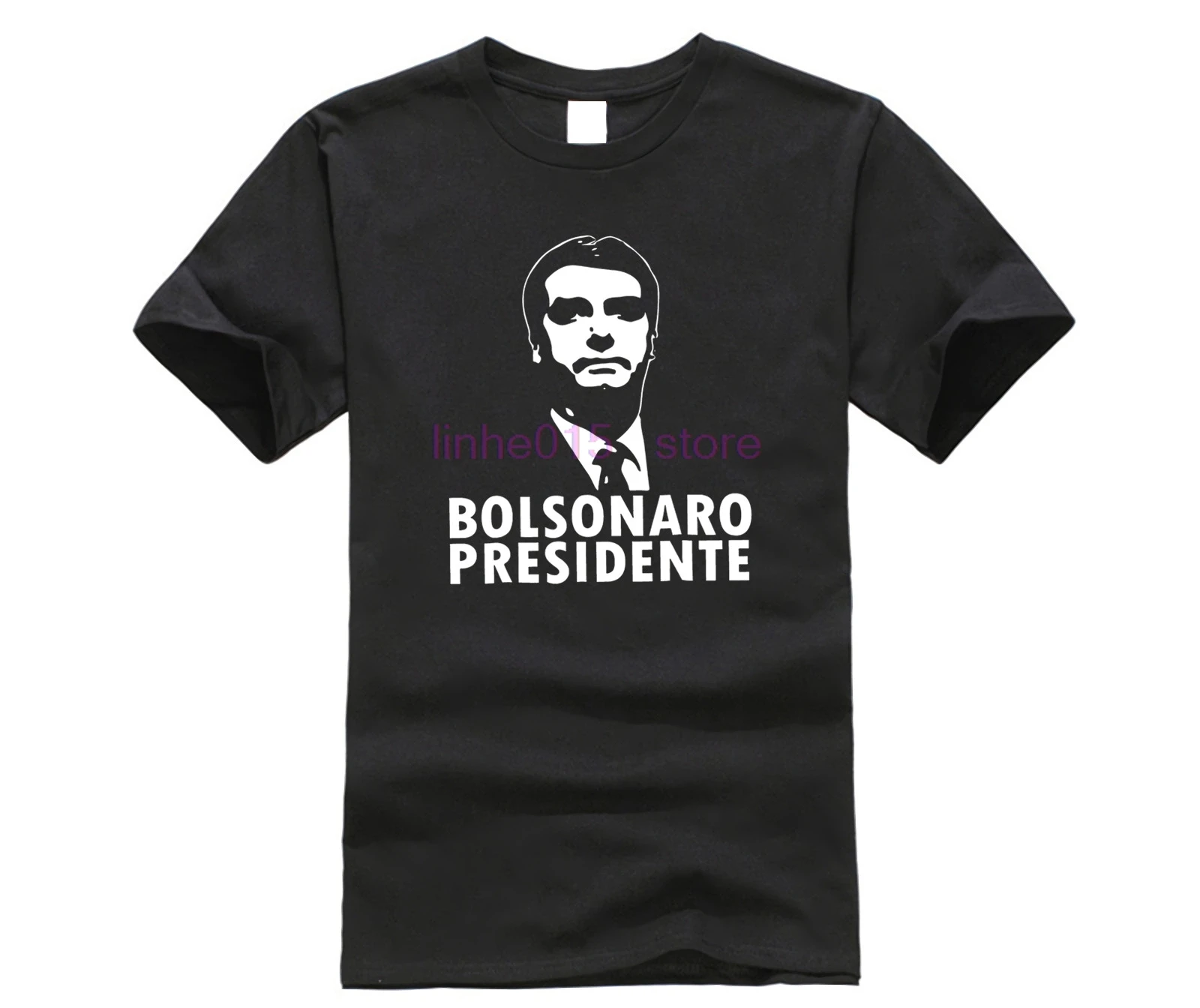 Bolsonaro Presidente рубашка джейром больсонаро 2020 мужские черные хлопковые футболка m 3xl