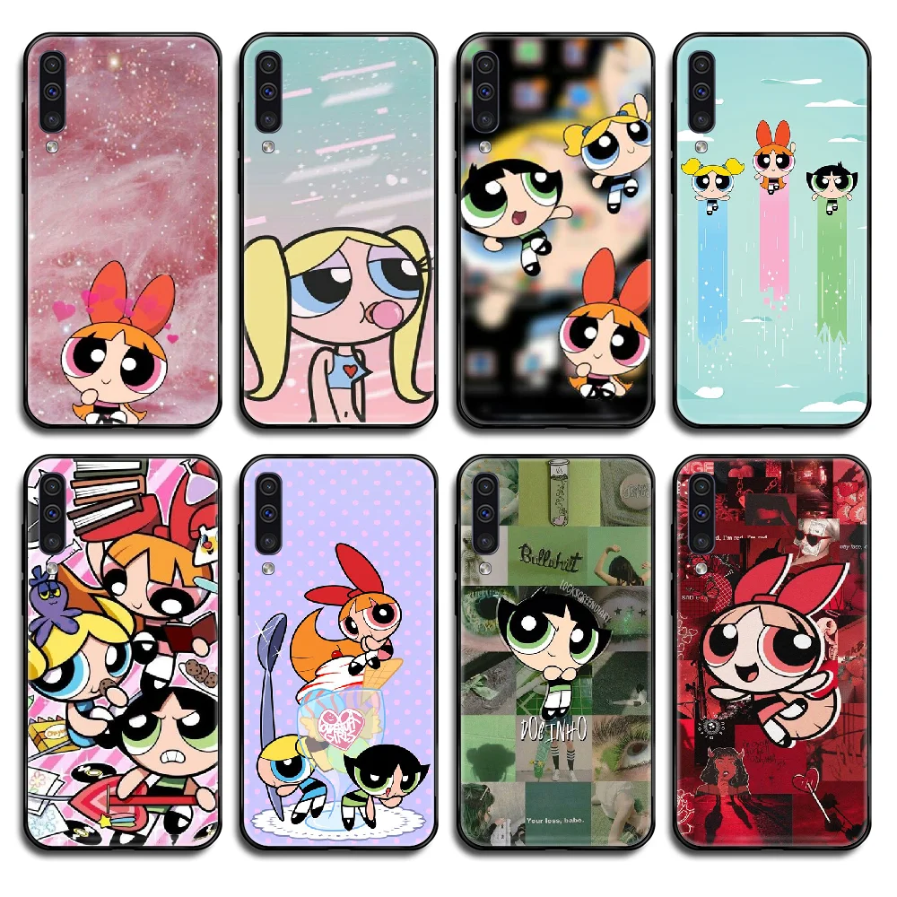 Милый чехол для телефона в стиле аниме девушек Samsung Galaxy A C Note 3 4 5 6 7 8 10 20 40 50 70 E S Plus Pro