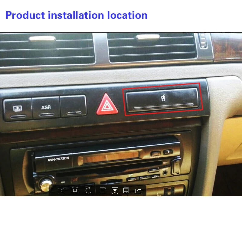 Для Audi A6 C5 2000-2005 Крышка держателя стакана для воды декоративная крышка напитков |