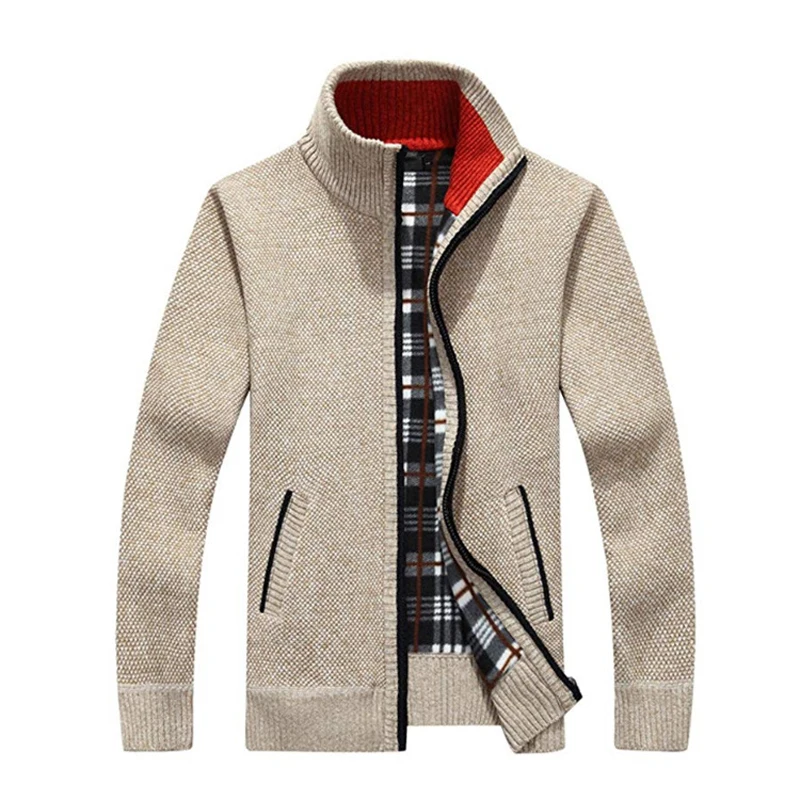 

Бренд Thoshine мужские толстые свитера на весну осень зиму, флисовые вязаные куртки, мужской кардиган, верхняя одежда, свитер, пальто, трикотажн...