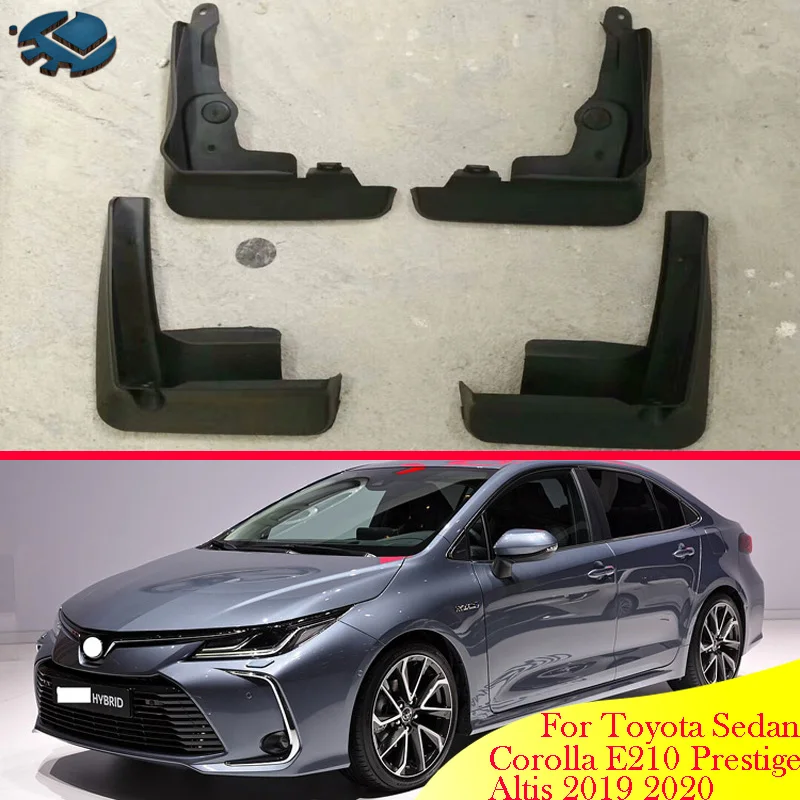 

For Toyota Sedan Corolla E210 Prestige Altis 2019 2020 Car Accessories Mud Flaps Splash Guards Fender Mudguard 4PCS