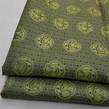 C1063 Green Chinese Silk Jacquard Brocade Fabrics For Chinoiserie Clothing Sofa Decoration Cloth Curtain Pillow Case Fabrics