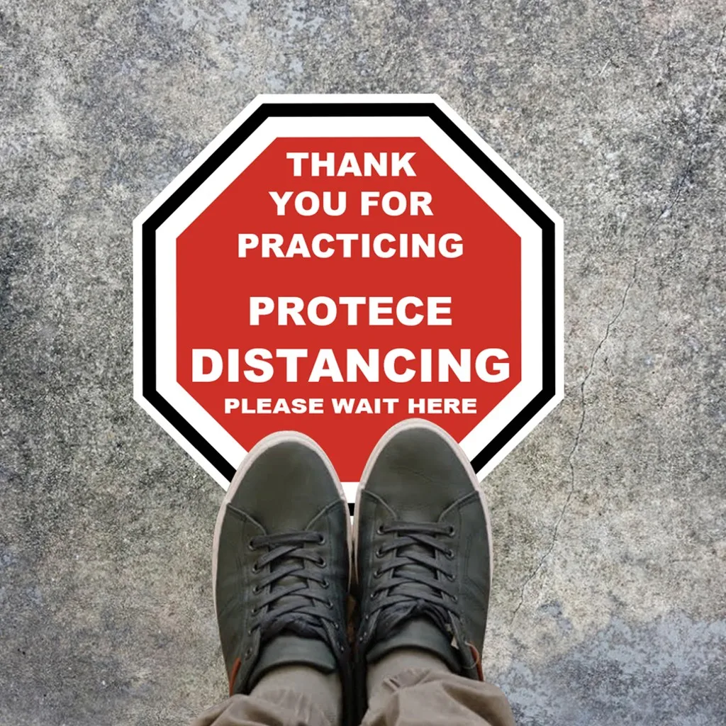 Наклейка для украшения расстояния наклейка защиты от на пол маркер пожалуйста