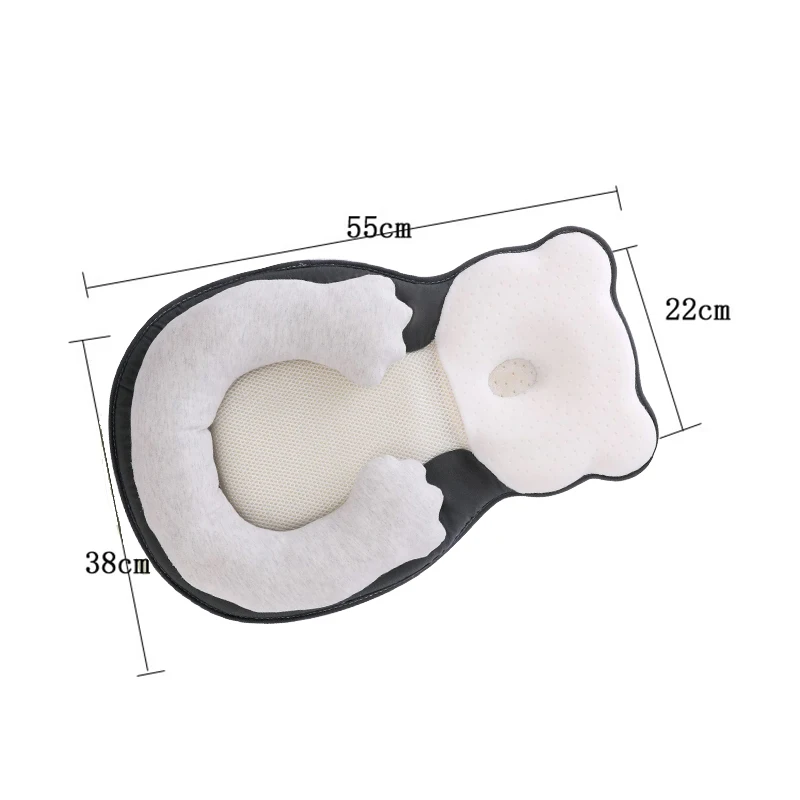 Детская антирулонная Подушка для новорожденных предотвращающая плоскую голову