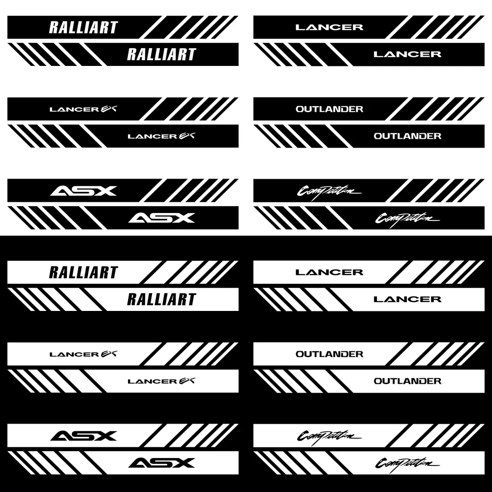 Автомобильный Стайлинг 2 шт. водостойкая автомобильная наклейка на зеркало