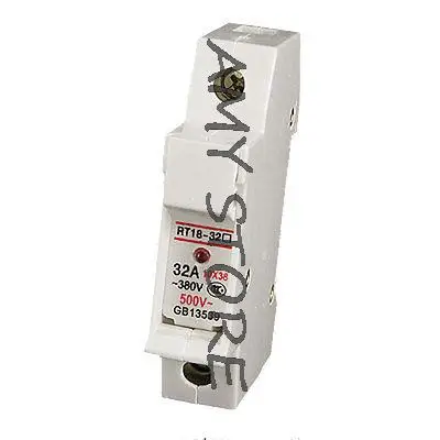 RT18 32 AC 500V/380V 32A крепление на DIN рейку 38 мм x 10 1 P полюсный держатель