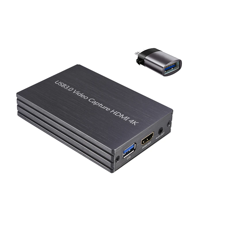 4K HDMI к USB 3 0 карта видеозахвата + Type C Usb3.0 конвертер для Pro|Компьютерные кабели и