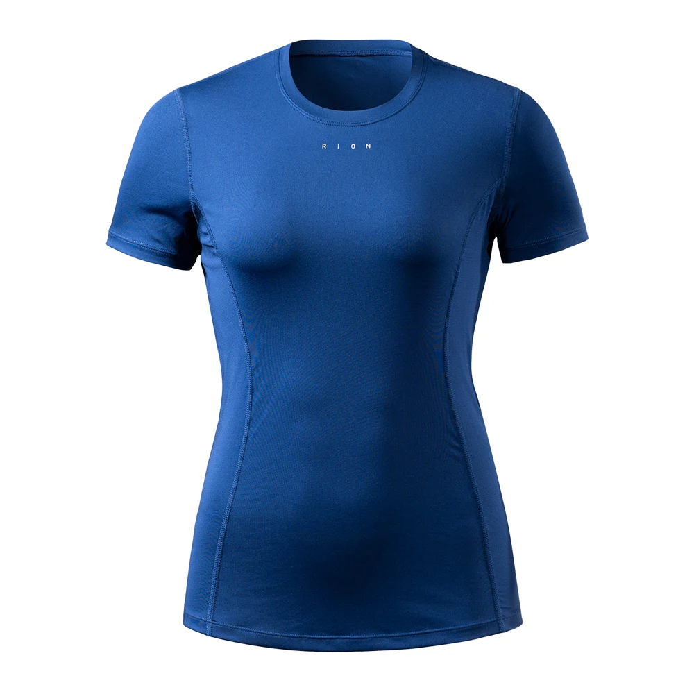 Женские Бесшовные Топы RION для тренировок футболки с коротким рукавом фитнеса