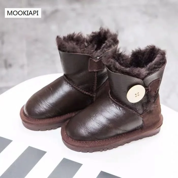 

In 2019, China's newest sheepskin and fur children's snow boots, pure wool children's fashionable snow boots, six colors