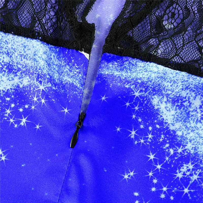 Winter Christmas Dresses Women Black Lace Vintage Swing Elegant Party Dress Short Sleeve Casual Plus Size Print N28 | Женская одежда