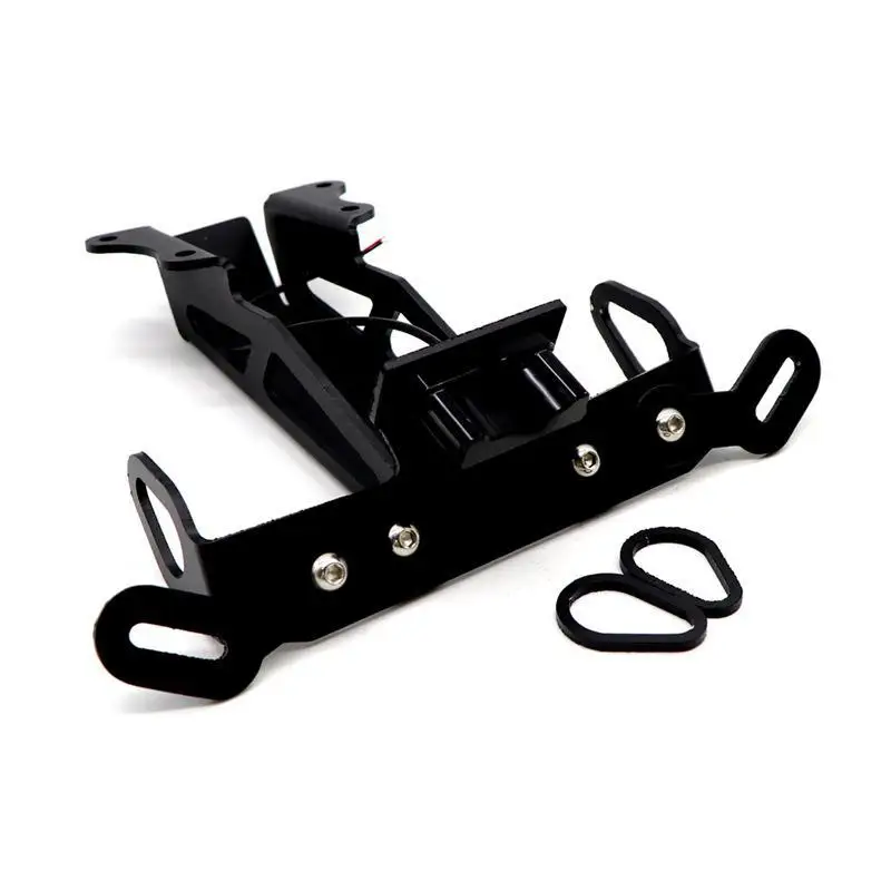 

Motorcycle License Plate Holder LED Light Motorcycle Tail Tidy Mudguard Eliminator for YAMAHA MT-09 Tracer 900 FJ-09