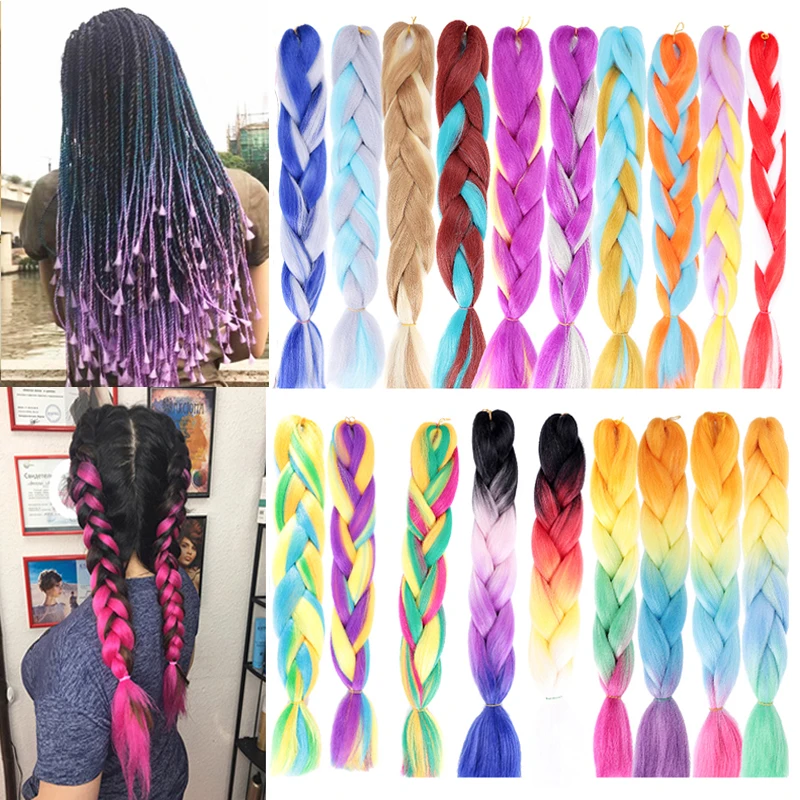 Парик большая коса волос крючком термостойкие волосы наращивание 24 дюйма