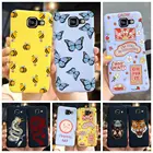 Чехол для Samsung A5 2017 2016, мягкие чехлы для телефонов с милыми бабочками для Samsung Galaxy A5 A 5 2016 2017 A510F A520F, задняя крышка