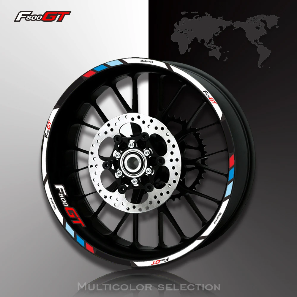 Наклейка на передние и задние колеса мотоцикла наклейка внешний обод