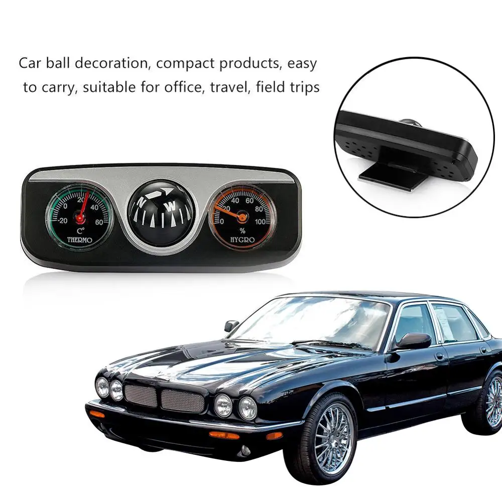3 в 1 направляющий шар автомобильный компас термометр гигрометр орнамент