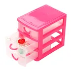 Многофункциональный ящик для хранения, прочный пластиковый однотонный Настольный ящик для всякой всячины, чехол, органайзер для мелких предметов