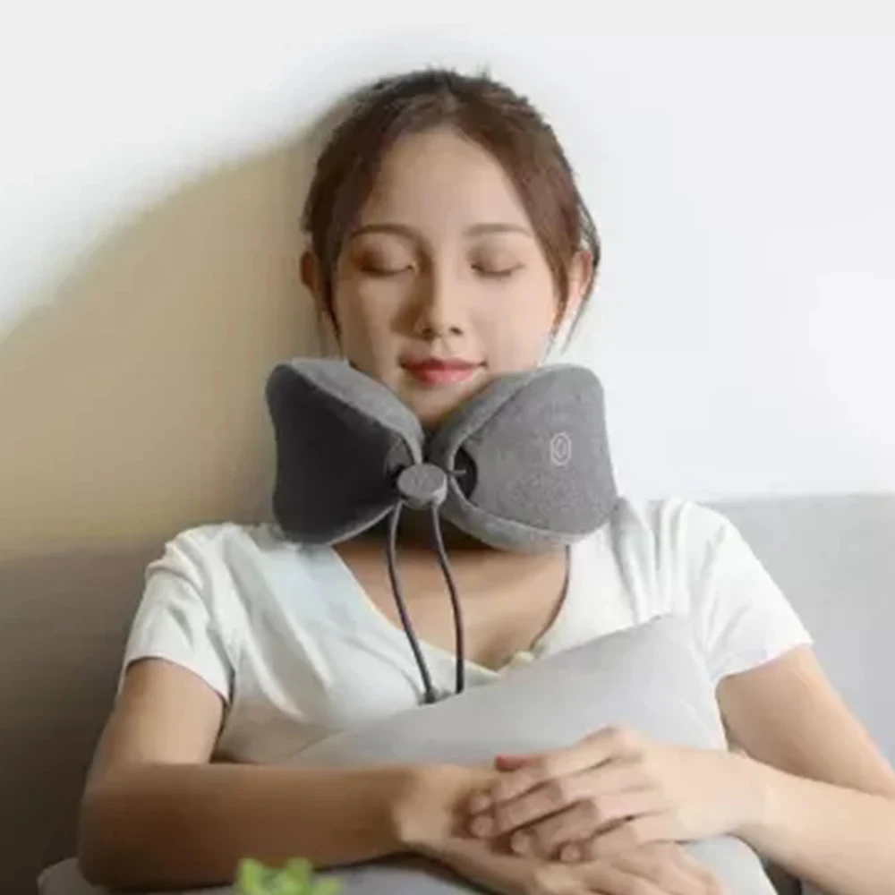 Xiaomi Mijia подушка для массажа шеи Расслабляющая мышечная терапия массажер сна