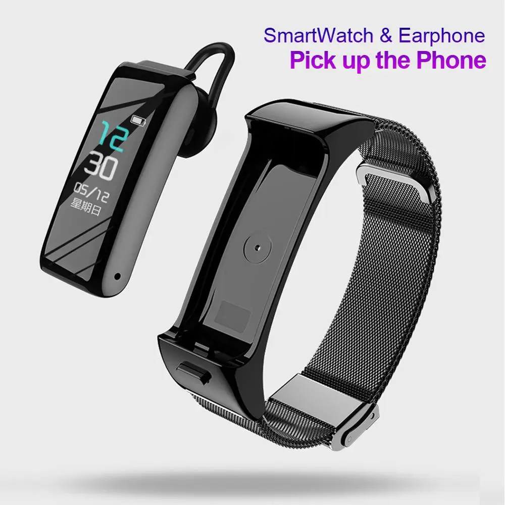 Bluetooth Smartwatch наушники часы мобильный телефон смарт аксессуар Смарт браслет