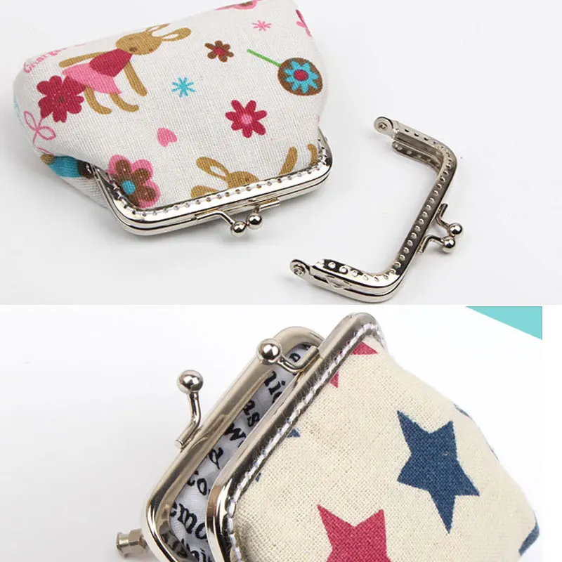 

6.5-20cm Purses Handle Bag Metal Kiss Clasp Metal Bag Parts DIY Purse Frame bag Accessories Rectangle Purses Handle 1PC Bag Kiss