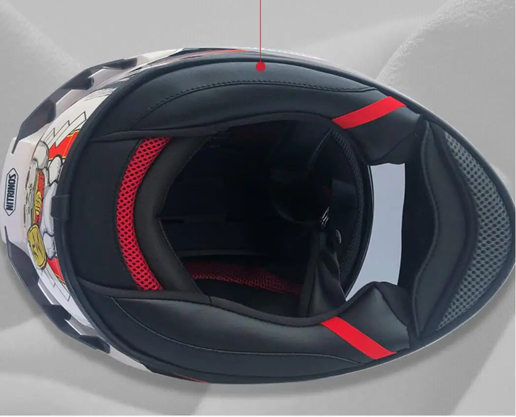 

Red Ant Motorcycle Helmet, Anti-Fog Helmet, Racing Motorcycle Helmet For Running, Men And Women New In 2021! YJA