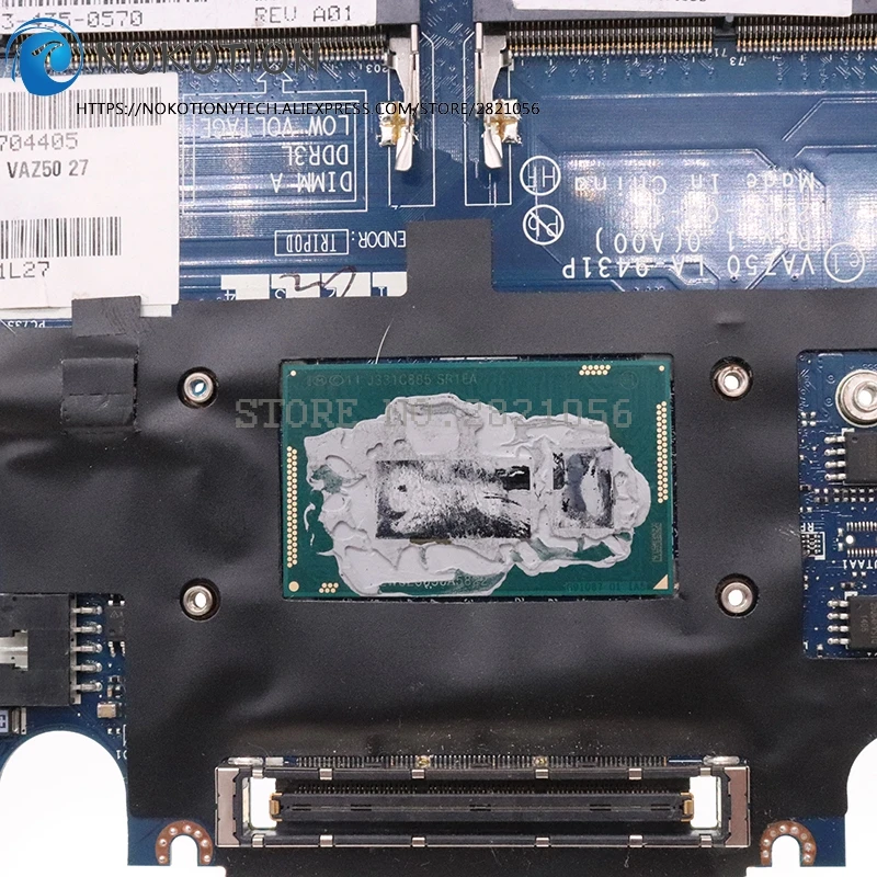 NOKOTION VAZ50 LA 9431P для Dell Latitude E7240 Материнская плата ноутбука I7 4600U Процессор CN 0X9Y17