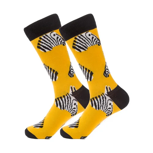 Happy Sock свежие носки с фруктами красочные женские модные авокадо суши яблоко гамбургер Харадзюку Печать Искусство Calcetines Mujer - Цвет: MM1816-01