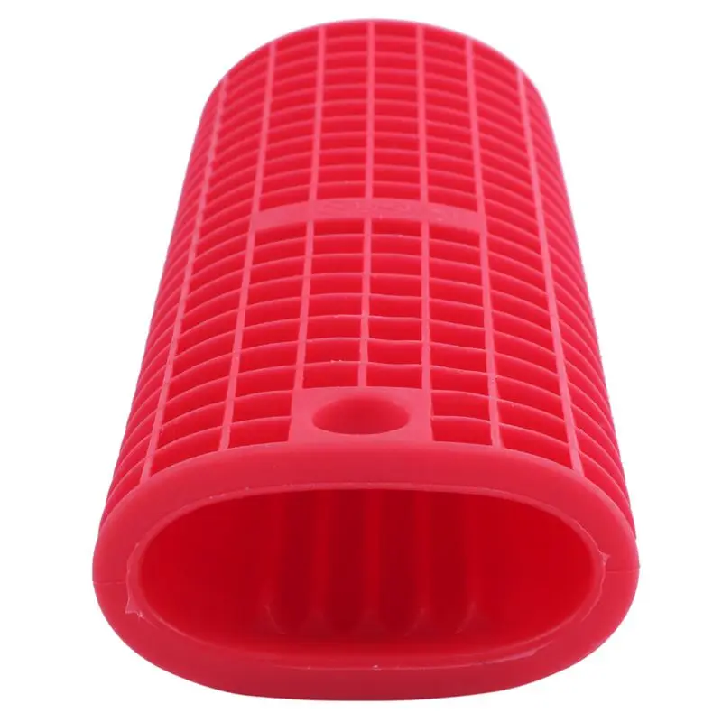 Качественный силиконовый чугунный чехол для ручки сковороды красный|Перчатки и