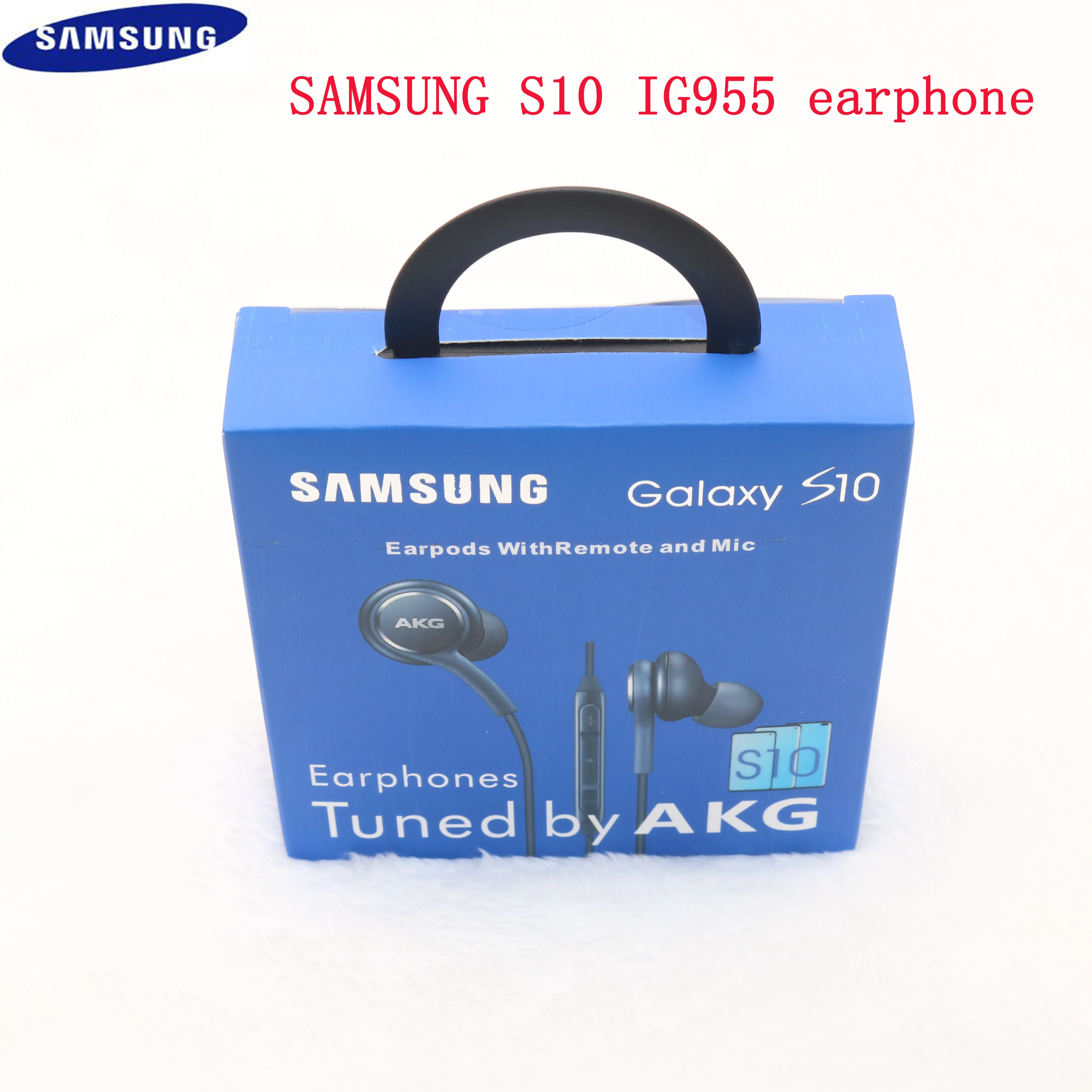 Samsung AKG Наушники EO IG955 3 5 мм в ухо с микрофоном Проводная гарнитура для Galaxy s10 S9 S8 S7 S6