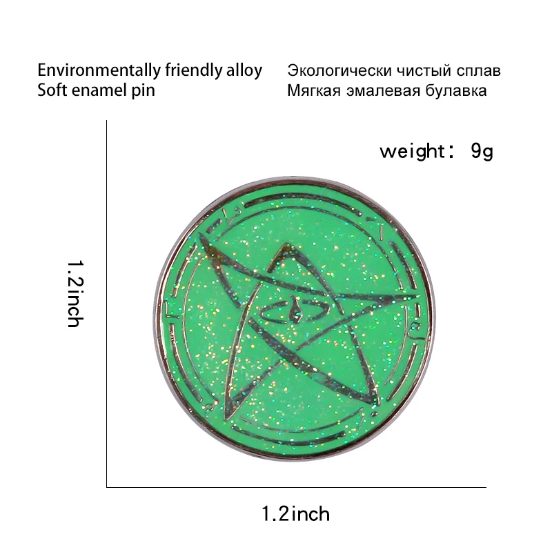 Эмалированная брошь Cthulhu эмалированная в форме Мифоса сумка для джинсов