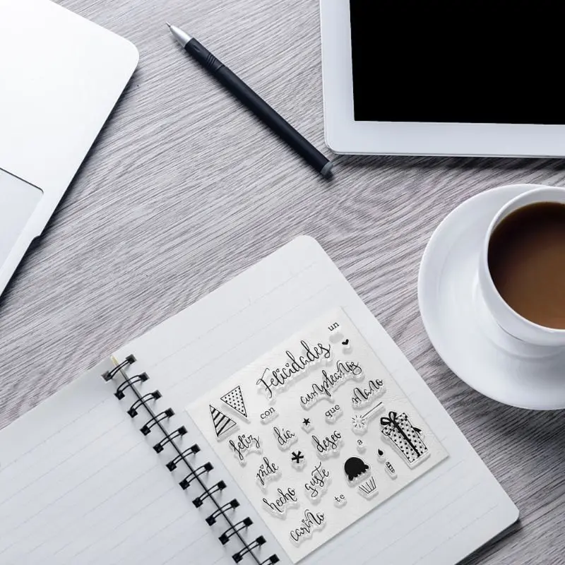 Силиконовая прозрачная печать для скрапбукинга | Дом и сад