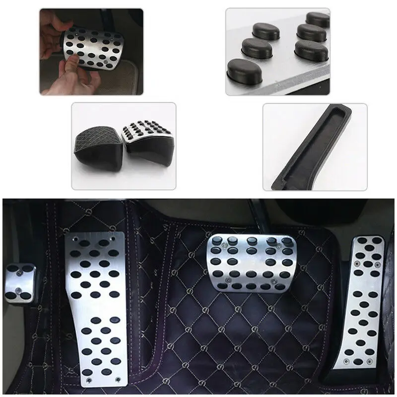 

Серебряная педаль для Mercedes-AMG W202 W203 W124 W210 W211 W219 E-Class Car