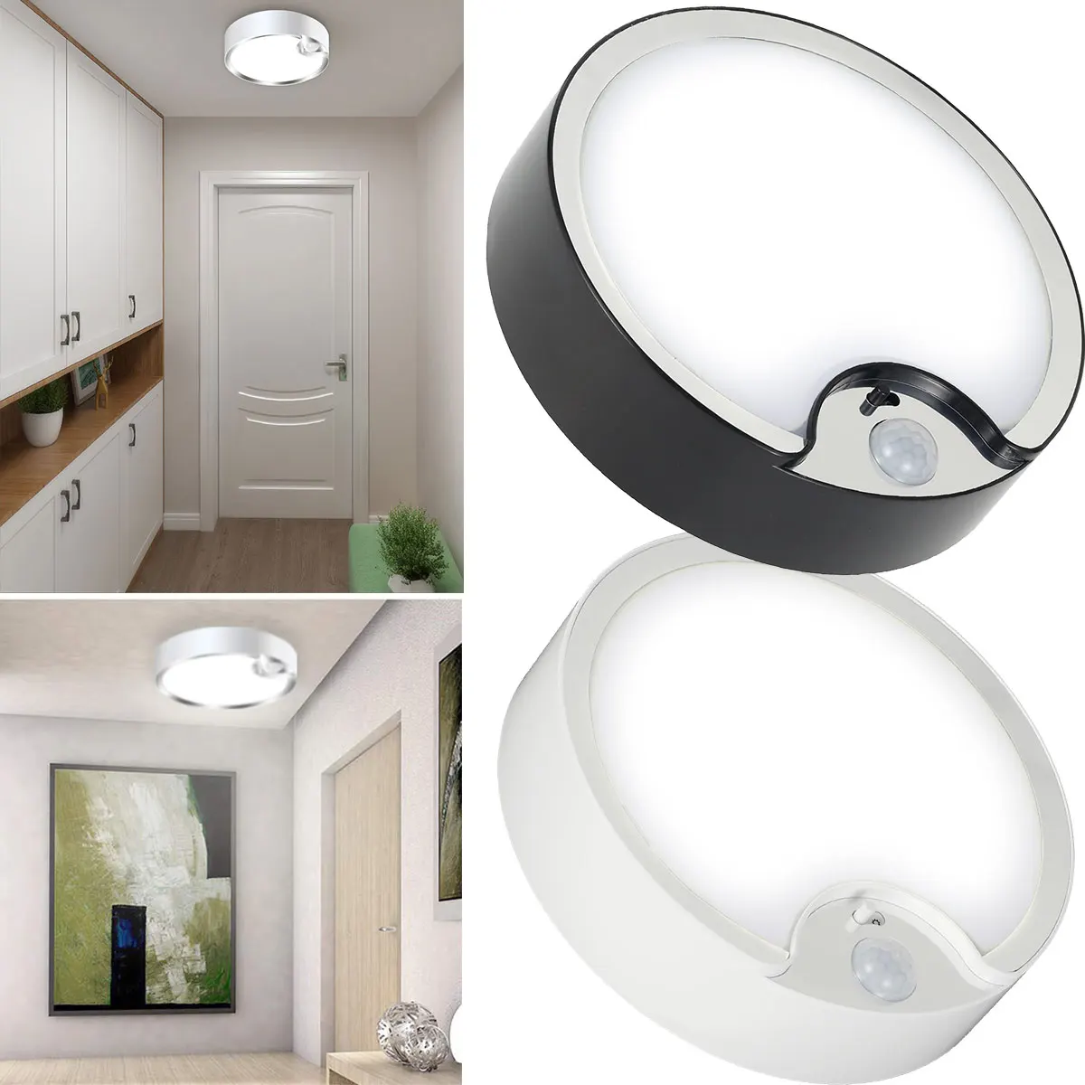 

Motion Sensor LED Ceiling Light Fixtures Surface Mounted Ceiling 80pcs LEDs Panel Night Light 220V For Home Bedroom Lighting