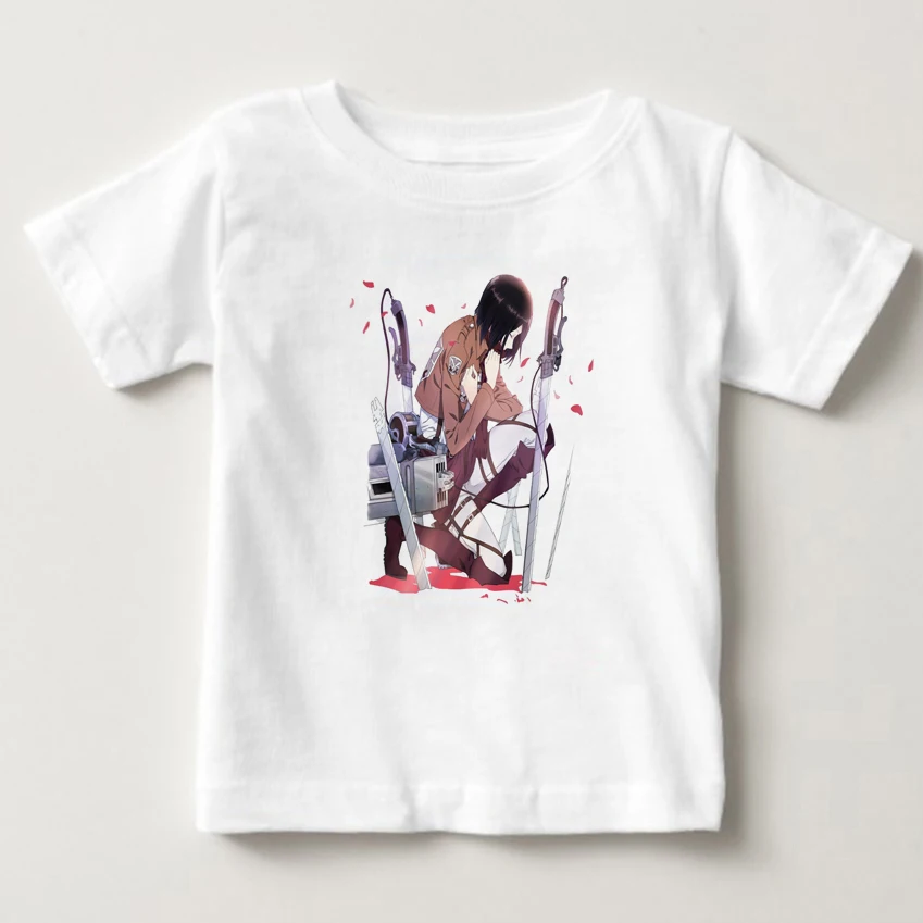 

Attack on Titan Digital Printed T - shirt for children Latest style printing boys and girls pure cotton T - shirt summer Tshirt