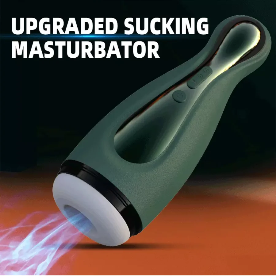 

Automatic Suck Vibrating Soft Silicone Sucking Male Masturbator Real Vagina Pocket Pussy Sex Toys for Men Masturbation Cup Adult