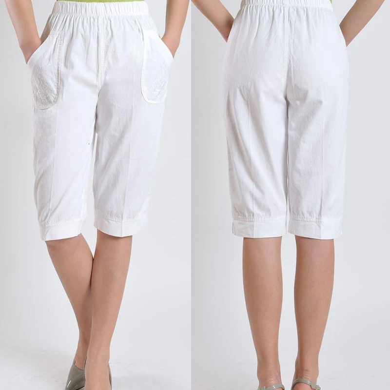 Большие размеры для женщин среднего возраста высокая талия прямые брюки модные