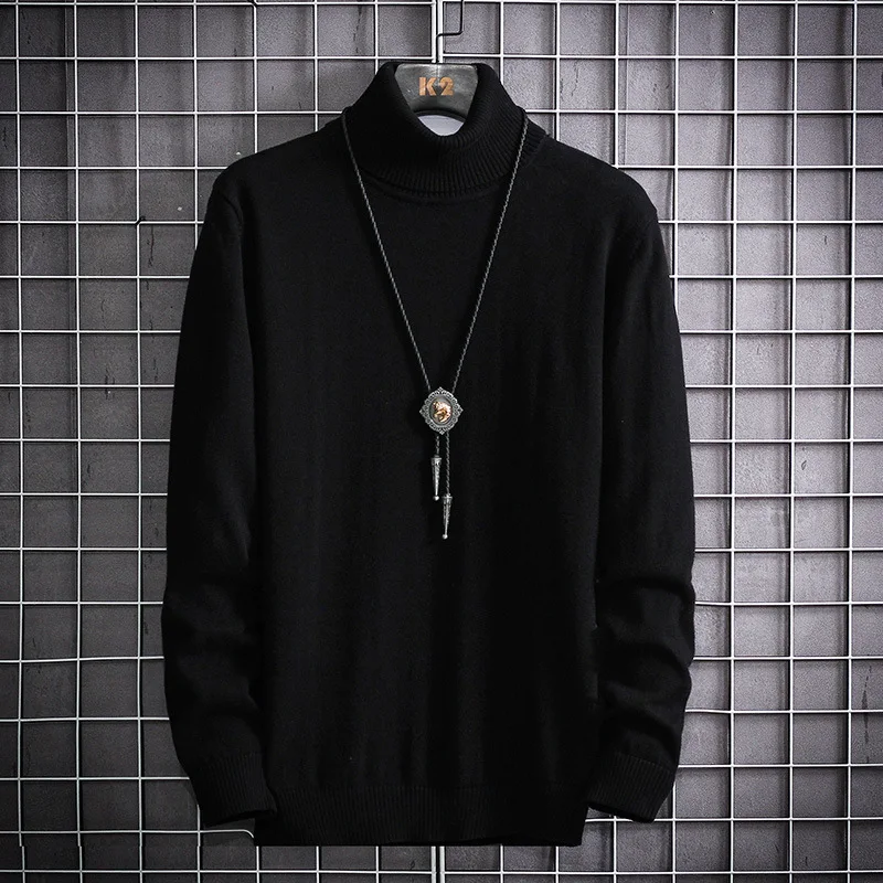 

New Men‘s Sweater Winter Turtleneck Pullover Fashion Designer Sweater Mens Long Sleeve Sweats