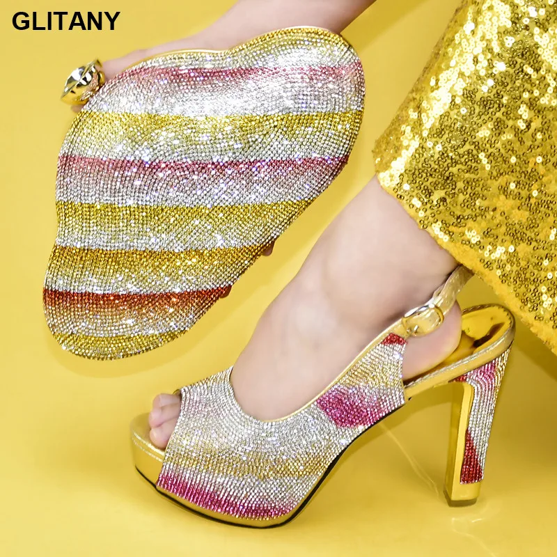 Женская обувь и сумка в комплекте итальянская распродажа Модный комплект из