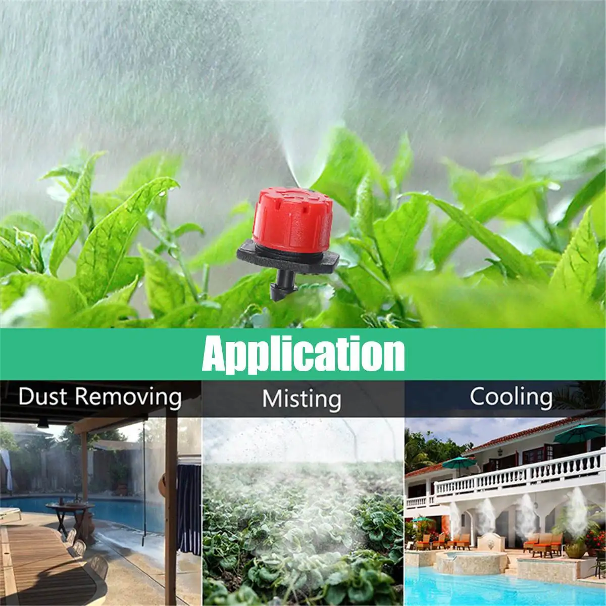 

15-50M Plant Watering Kits Automatic Watering & Irrigation System For Home Garden Flower Bonsai With Timer Adjustable Dripper