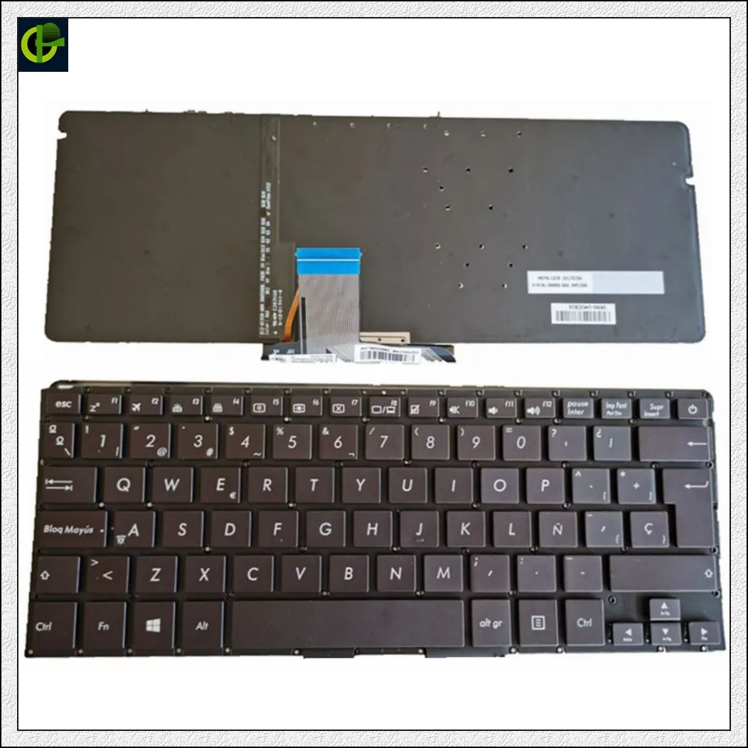 Клавиатура с испанской подсветкой верхняя крышка для ASUS RX410U UX310 UX410 RX310 U310 U310U UX4000