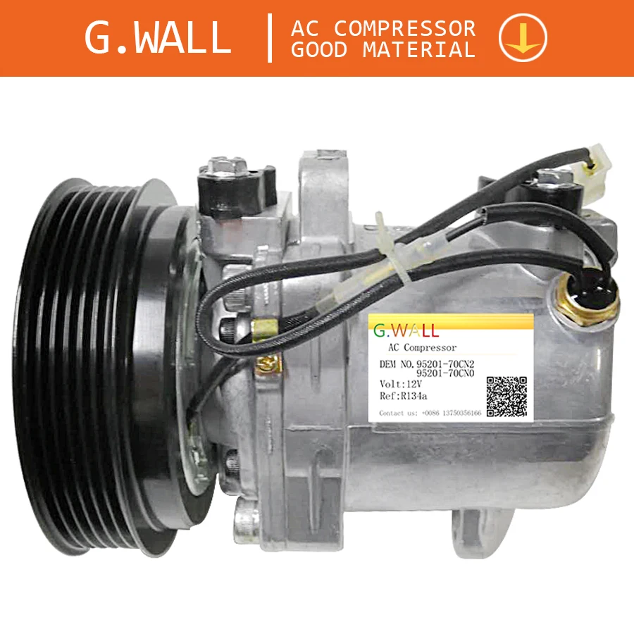 Для Aircom A/C AC Компрессор Suzuki Jimny компрессор в сборе 95201-70CN2 95201-70CN0 9520170CN2 9520170CN0 |