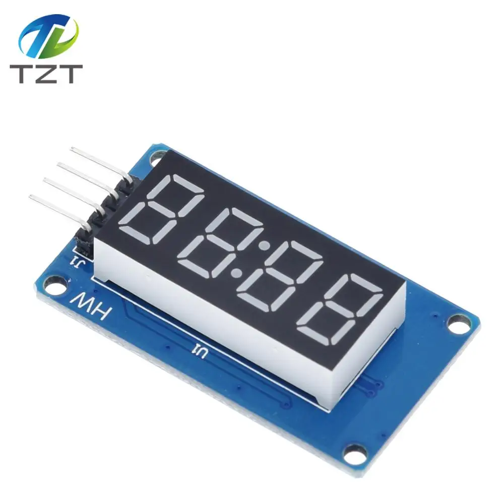 TM1637 4 бит цифровой светодиодный Дисплей модуль для arduino 7-сегментный 0 36 дюйма часы