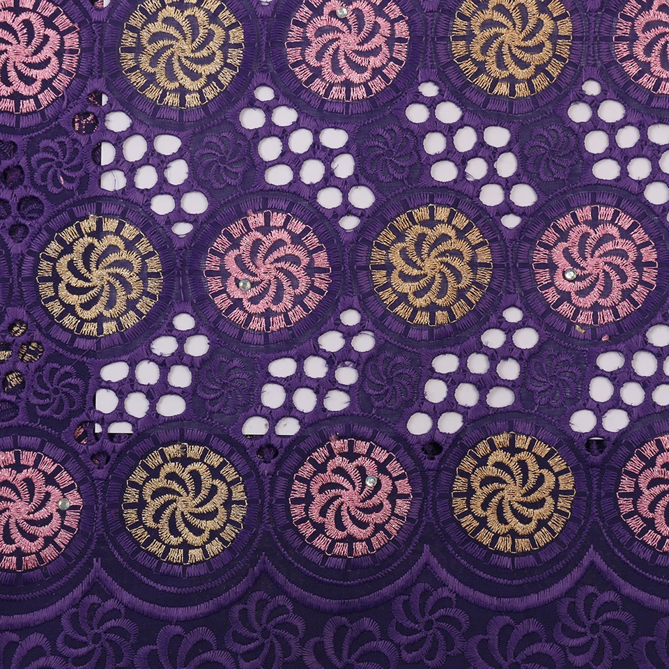 Новейшая кружевная ткань 2019 тканевая сухие хлопковые кружева с камнями для