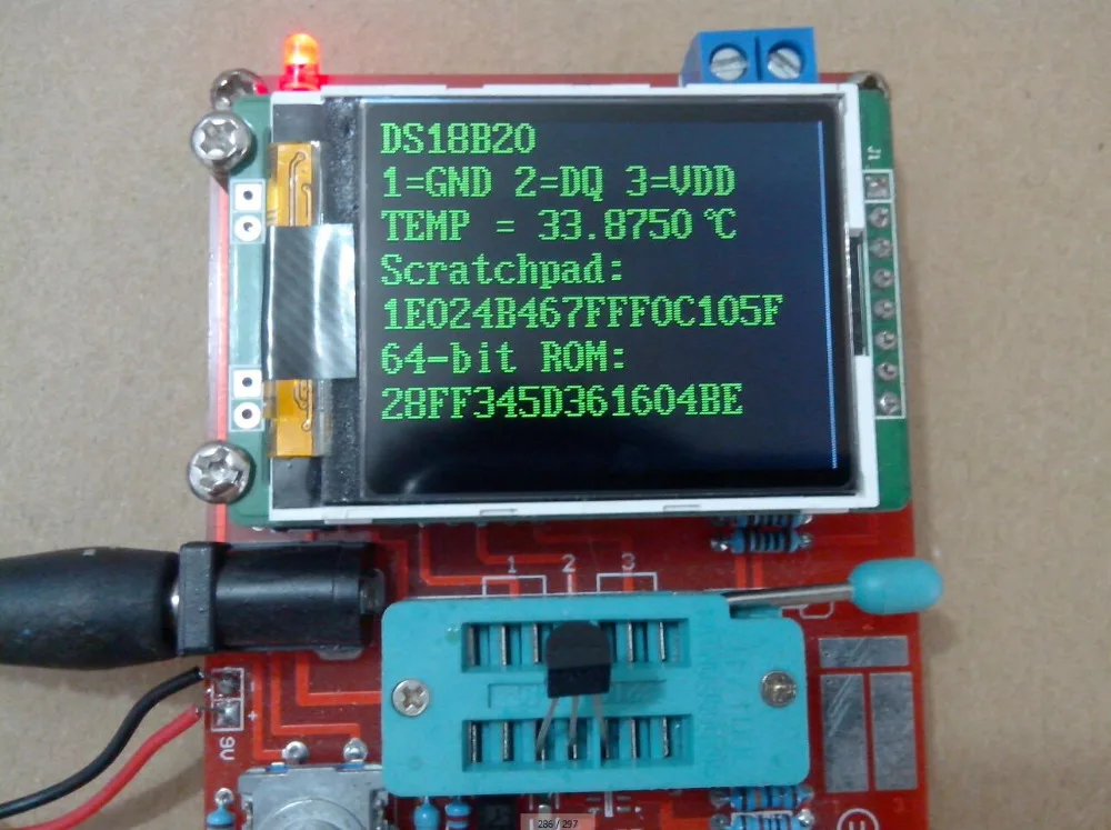 Тестер транзисторов TFT с ЖК экраном ATMEAG328P M328 измеритель емкости диодов LCR ESR