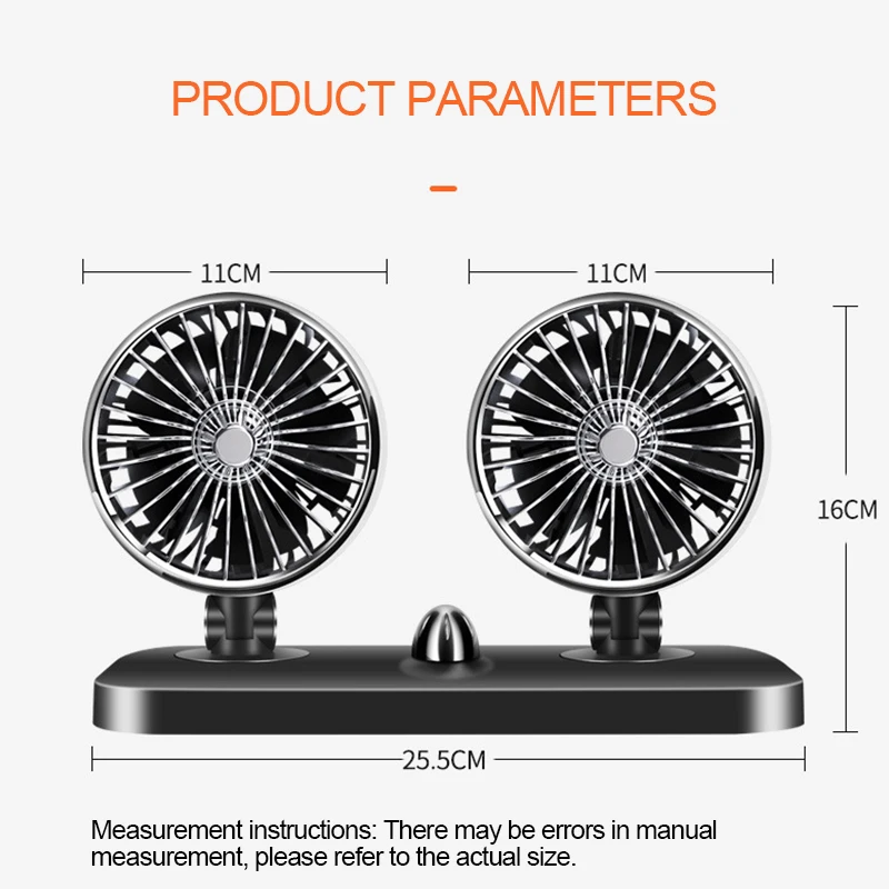 Автомобильный Универсальный 180 в Регулируемый на Градусов Воздушный охлаждающий
