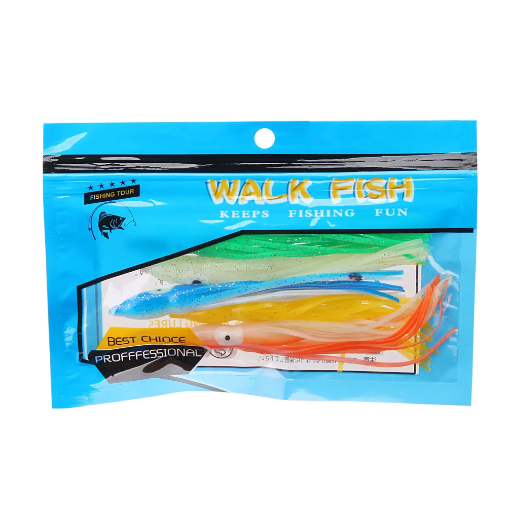 5 шт Мягкие блесны для рыбалки на высоком каблуке 11 см осьминог приманки